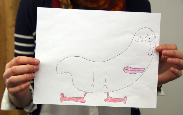 Illustration for article titled We Asked 12 Vegetarians To Draw A Picture Of A Turkey And This Is What They Came Up With